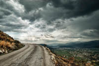 Gloomy sky
